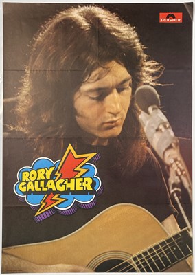 Lot 198 - RORY GALLAGHER - ORIGINAL AND RARE 1970S POLYDOR PROMOTIONAL POSTER.
