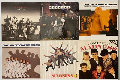 Lot 1107 - MADNESS - LP, 12", 7" AND TOUR PROGRAMME COLLECTION WITH SUGGS AUTOGRAPH, TICKETS