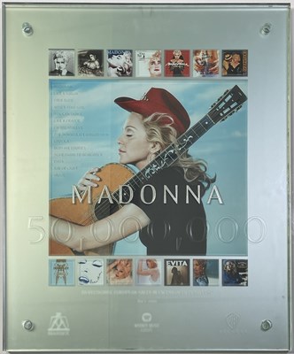 Lot 387 - MADONNA - 50 MILLION SALES AWARD.