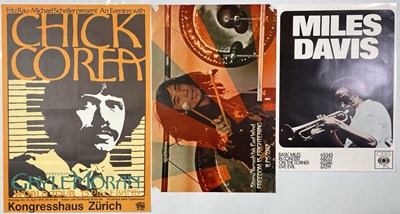 Lot 205 - JAZZ - ORIGINAL 1970S PROMOTIONAL / CONCERT POSTERS.