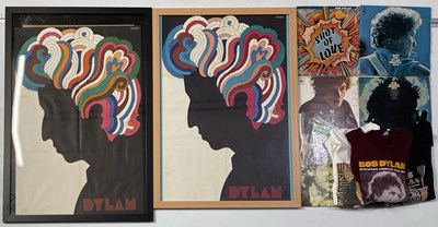 Lot 90 - BOB DYLAN - TICKETS, PROGRAMMES AND MILTON GLASER POSTER COLLECTION.