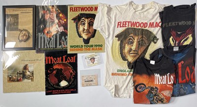 Lot 91 - CONCERT MEMORABILIA COLLECTION INC T-SHIRTS/TICKETS - MEAT LOAF / FLEETWOOD MAC.