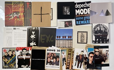Lot 93 - DEPECHE MODE - MEMORABILIA COLLECTION INC FANCLUB.