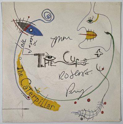 Lot 393 - THE CURE - SIGNED COPY OF 'THE CATERPILLAR'.