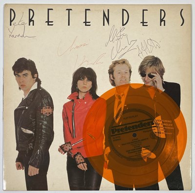 Lot 298 - PRETENDERS - SIGNED COPY OF THE DEBUT LP.