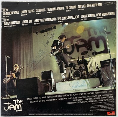 Lot 397 - THE JAM - SIGNED COPY OF 'THIS IS THE MODERN WORLD'.