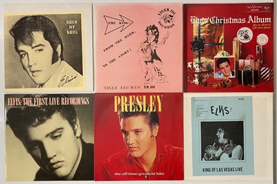 Lot 1119 - LARGE ELVIS COLLECTION OF LPS, PRIVATE PRESS, LIVE, BOXSETS AND MORE! 120 ITEMS