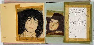Lot 381 - AUTOGRAPH BOOK WITH 60S/70S STARS INC MARC BOLAN.