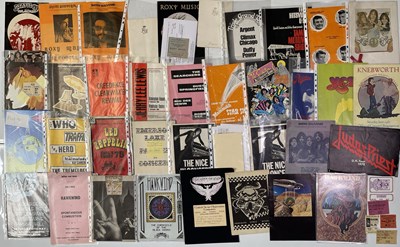 Lot 141 - COLLECTABLE CONCERT PROGRAMMES INC LED ZEPPELIN.