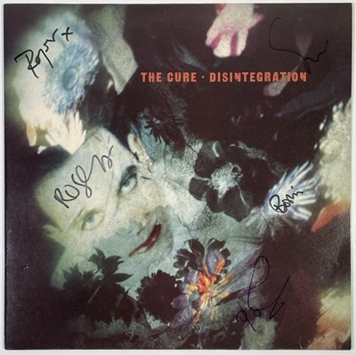 Lot 394 - THE CURE - SIGNED COPY OF 'DISINTEGRATION'.