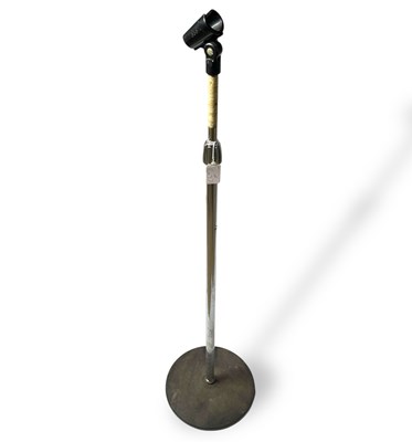 Lot 97 - GENESIS - MICROPHONE STAND USED BY THE BAND WITH LYRICS.