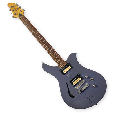 Lot 301 - BIG COUNTRY - PATRICK EGGLE GUITAR SIGNED BY BRUCE WATSON.