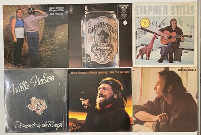 Lot 1125 - SINGER SONGWRITER, FOLK, AMERICANA LPS - STEPHEN STILLS, WILLIE NELSON, JAMES TAYLOR