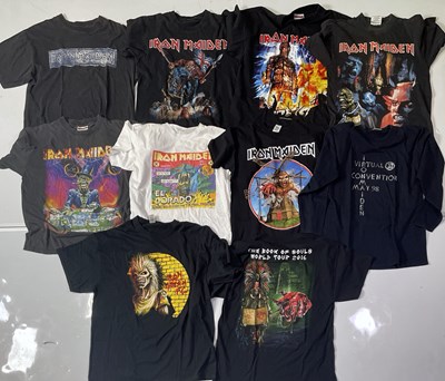 Lot 126 - IRON MAIDEN - T-SHIRT COLLECTION.