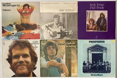 Lot 1130 - FOLK-ROCK, COUNTRY, CELTIC LPS - ANDY IRVINE, PAUL BRADY, DOC WATSON, CHRISTY MOORE