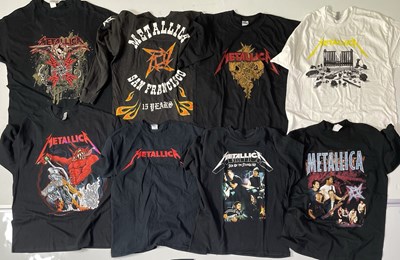 Lot 136 - METALLICA T-SHIRT COLLECTION.