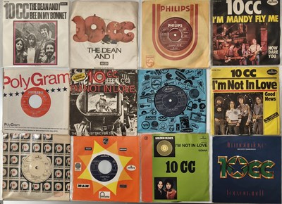 Lot 1140 - 10CC - 7" SINGLES COLLECTION - UK AND OVERSEAS