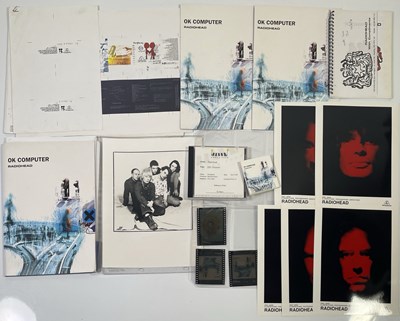 Lot 395 - RADIOHEAD - OK COMPUTER MEMORABILIA ARCHIVE.