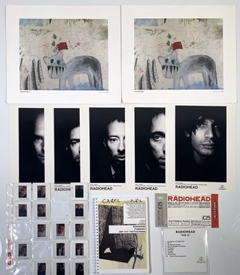 Lot 396 - RADIOHEAD - KID A MEMORABILIA ARCHIVE.