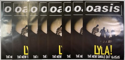 Lot 440 - OASIS - LYLA PROMO POSTER COLLECTION - EIGHT POSTERS.