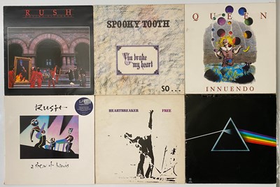 Lot 1024 - ROCK - MIXED LP COLLECTION - QUEEN, PINK FLOYD, FREE, RUSH, GENESIS