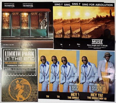 Lot 215 - PROMO POSTER COLLECTION INC HEY YA / MUSE / THE STREETS.