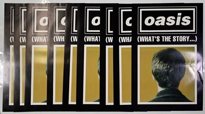 Lot 444 - OASIS - 'WHAT'S THE STORY' PROMO POSTER COLLECTION - NOEL BLACK - TEN POSTERS.