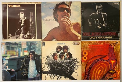Lot 1028 - FOLK - FOLK ROCK - ACOUSTIC - COUNTRY - LP COLLECTION - DAVY GRAHAM, LEE HAZLEWOOD
