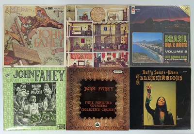 Lot 1158 - FOLK, AMERICANA, BLUES & WORLD LPS - JOHN FAHEY, ROY HARPER, JOHN MARTYN + MORE