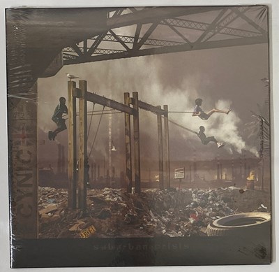 Lot 1165 - CYNIC - 'SUBURBAN CRISIS' LP - LARGE DEADSTOCK - 2009 PRIVATE PRESS HEAVY METAL (200+)