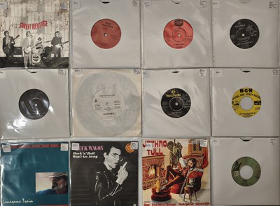 Lot 1222 - MIXED ROCK, INDIE, WAVE, ROCK & ROLL, BEATLES, T-REX, 101'ERS, QUEEN 7" SINGLES - 250+ ITEMS!