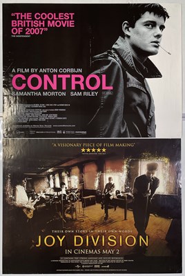 Lot 406 - JOY DIVISION - QUAD POSTERS FOR CONTROL / JOY DIVISION.