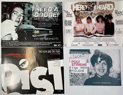 Lot 493 - PUNK - QUAD FILM POSTER COLLECTION INC SEX PISTOLS.