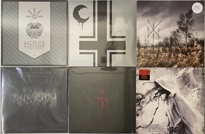 Lot 8 - 00'S/REPRESS BLACK METAL DOOM LPS - MAYHEM, BURZUM, RHAPSODY ON FIRE + MORE