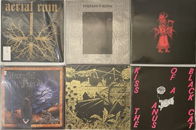 Lot 8 - 00'S/REPRESS BLACK METAL DOOM LPS - MAYHEM, BURZUM, RHAPSODY ON FIRE + MORE