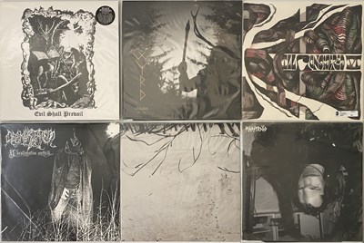 Lot 8 - 00'S/REPRESS BLACK METAL DOOM LPS - MAYHEM, BURZUM, RHAPSODY ON FIRE + MORE