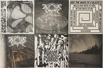 Lot 10 - 00'S BLACK METAL DOOM/DRONE EXPERIMENTAL LPS - BATHORY, BLACK CILICE, EARTH + MORE