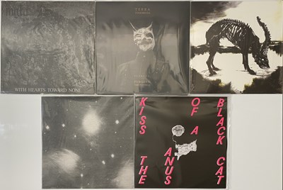 Lot 11 - ORIGINAL + REPRESS BLACK METAL DOOM/DRONE THRASH LPS - ARTILLERY, LEVIATHAN + MORE