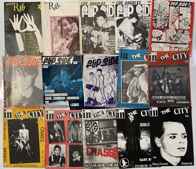 Lot 365 - PUNK - ZINES INC 'IN THE CITY' 'LOS ANGELES FLIP SIDE'.