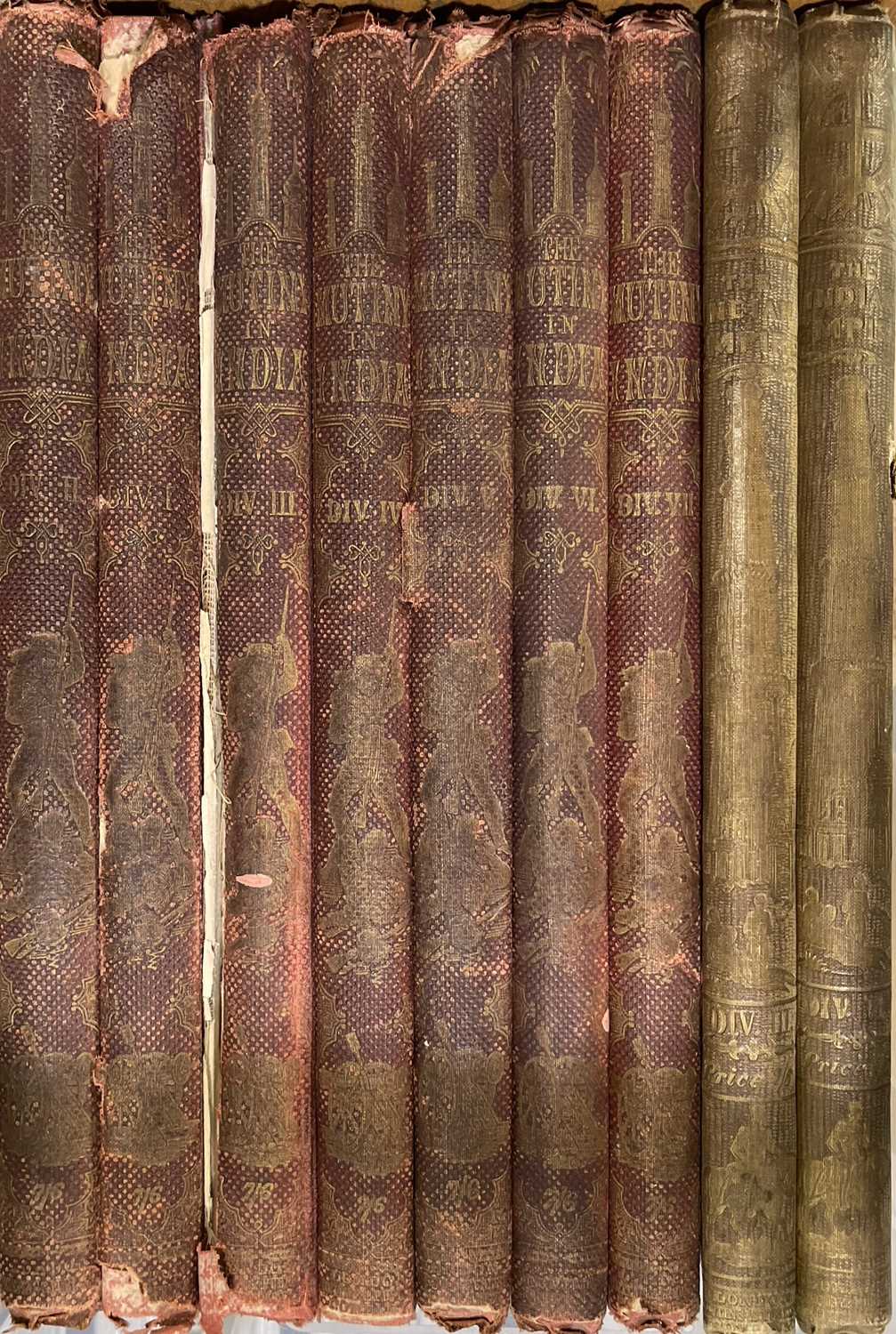 Lot 50 - THE MUTINY OF INDIA / THE INDIAN EMPIRE - CHARLES BALL.