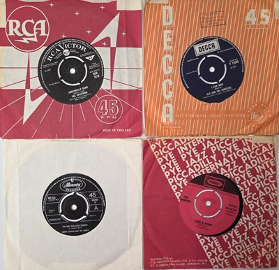 Lot 15 - UK PRESS 60'S BEAT, PSYCH, POPSIKE 7" SINGLES W/ DEMOS - THE BEACH BOYS, THE HELLIONS + MORE