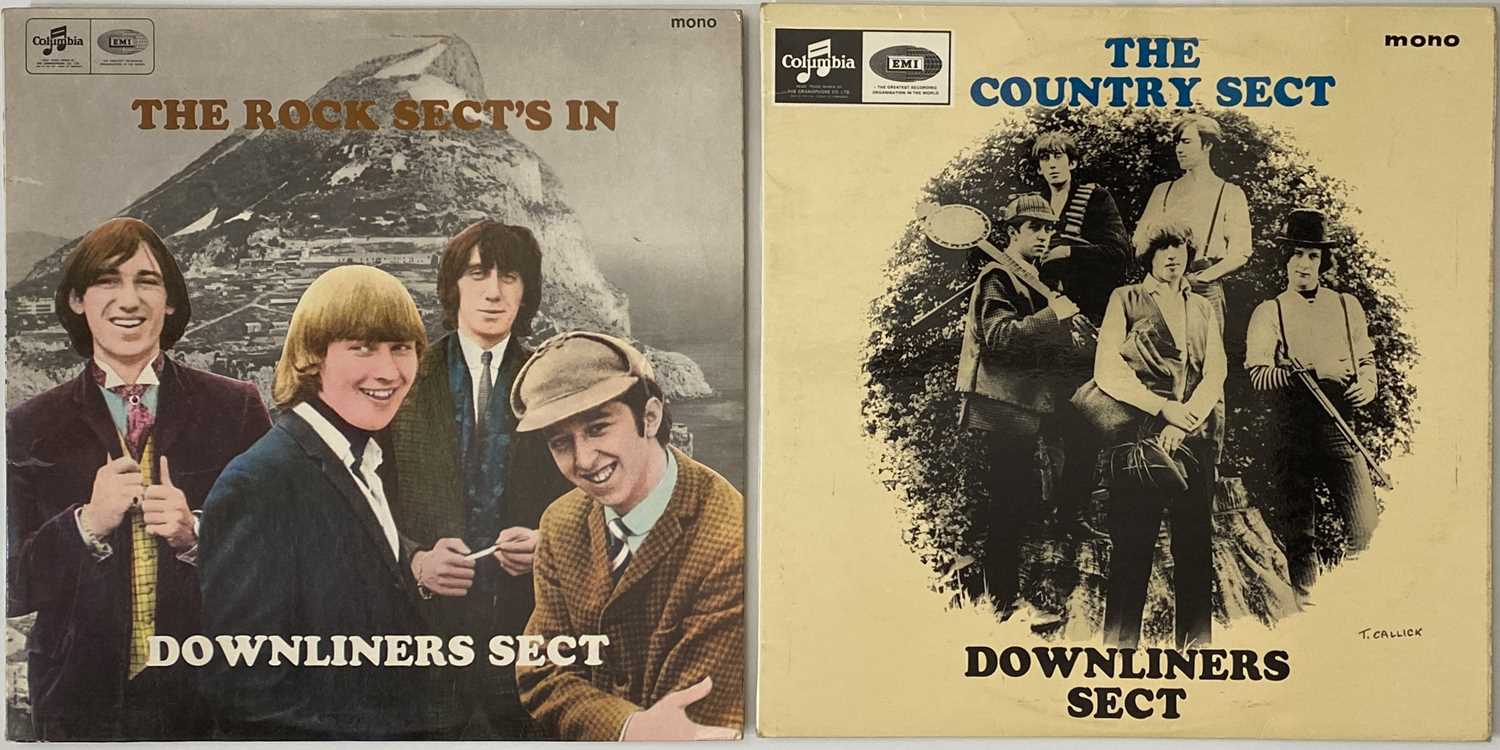Lot 17 - DOWNLINERS SECT - RARE ORIGINAL UK COLUMBIA LABEL PACK