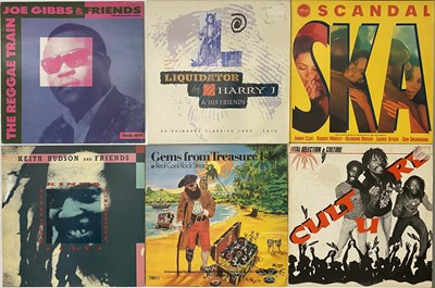Lot 11 - REGGAE ROOTS SKA ROCKSTEADY DUB LPS & COMPS - THE PIONEERS, JOE GIBBS, SLIM SMITH