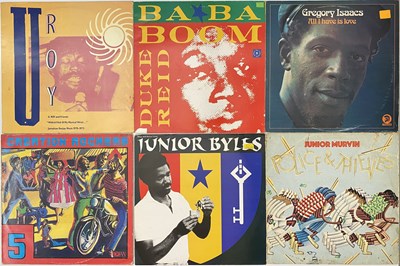 Lot 15 - REGGAE ROOTS DANCEHALL LOVERS LPS - DERRICK MORGAN, LEE PERRY, DUB SPECIALIST + MORE