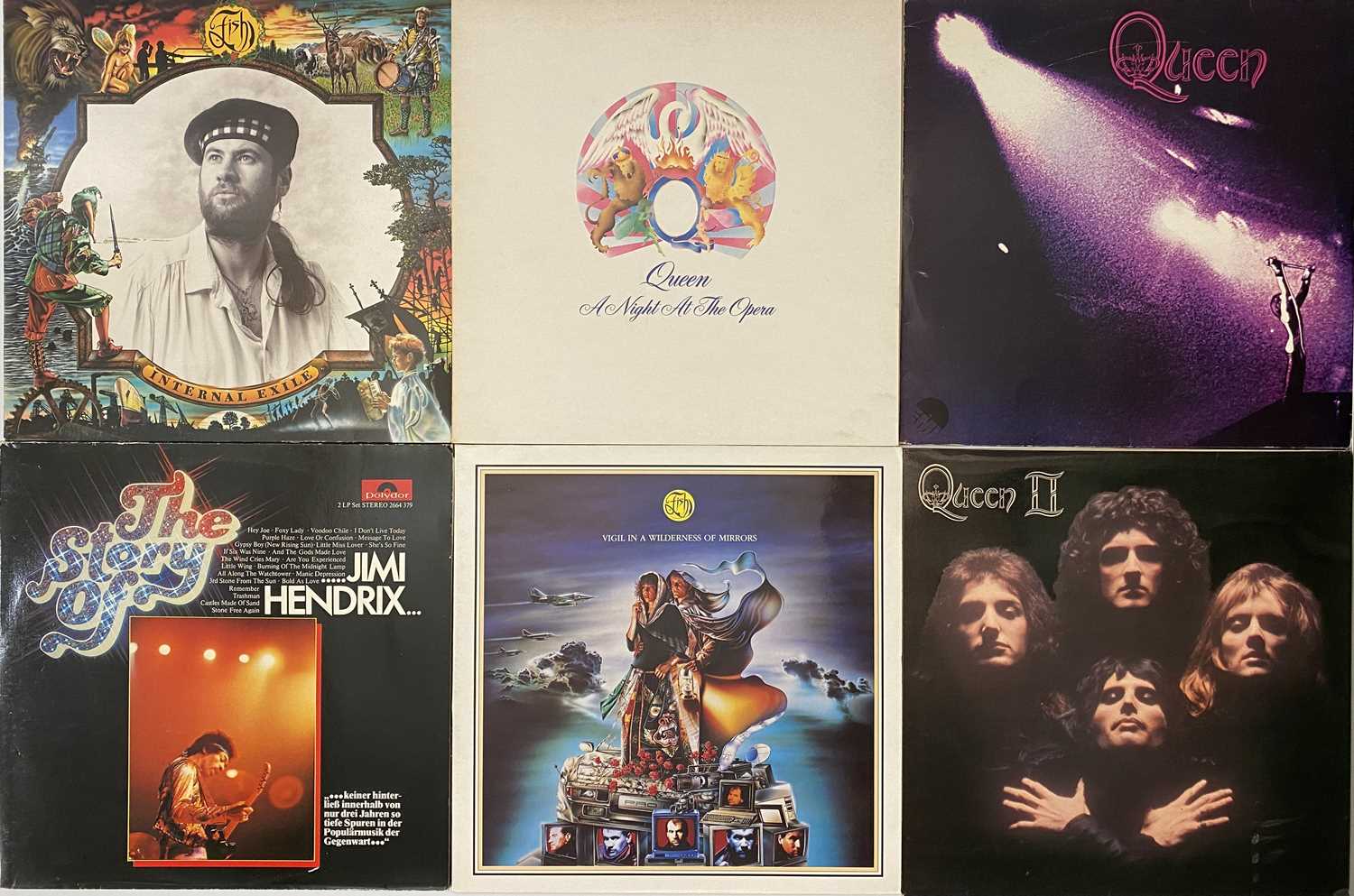 Lot 70 - UK - ROCK - PROG - LP COLLECTION - QUEEN, FISH, PROCUL HARUM