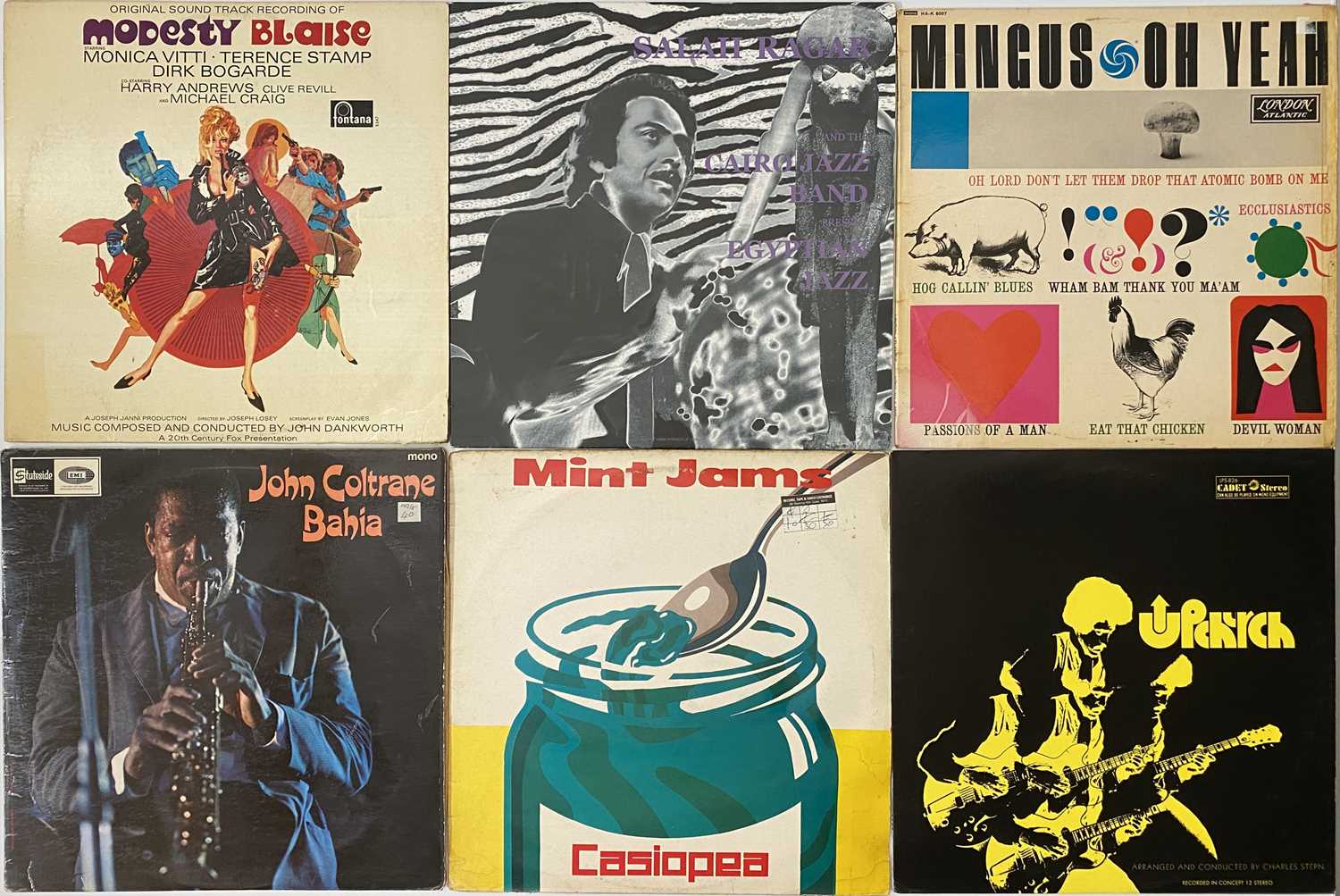 Lot 21 - JAZZ-FUNK - LATIN SOUL - SPIRITUAL JAZZ LPS - CHARLES MINGUS, CASIOPEA, SALAH RAGAB