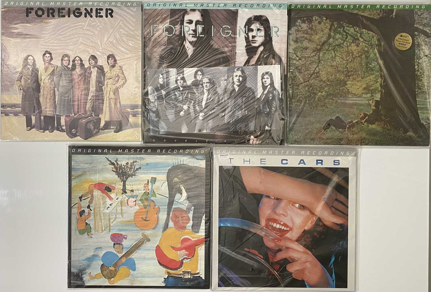 Lot 72 - CLASSIC ROCK - AUDIOPHILE PRESSINGS - LP COLLECTION - JOHN LENNON, THE CARS, FOREIGNER