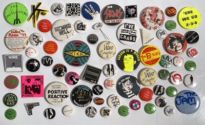 Lot 381 - PUNK BADGE COLLECTION.