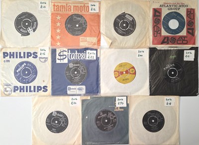 Lot 17 - 60'S - UK 7" SOUL COLLECTION - THE CONTOURS, TIMEBOX, KAREN YOUNG