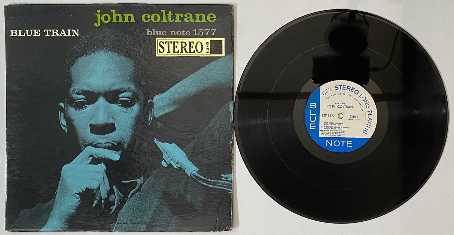 Lot 1 - JOHN COLTRANE - 'BLUE TRAIN' LP - USA STEREO 1964 'NEW YORK USA' LABELS